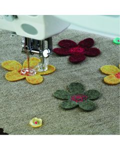 Janome Embroidery/Darning Foot (Open - Plastic) - Cat C