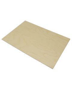 3mm BR Grade Birch Laser Plywood, 400mm x 300mm sheet