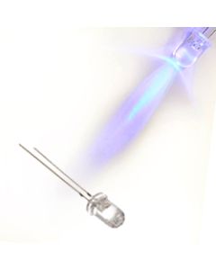 Blue 5mm Water Clear LED - 15deg - 3500mCd