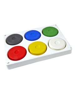 Specialist Crafts Tempera Blocks Size 2 - 6 Well Palette