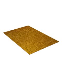 Gold Acrylic Sheet (Glitter) 3mm x 600mm x 400mm, sheet