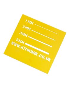 Yellow Value Acrylic Sheet (Cast) 3mm x 1000mm x 600 mm