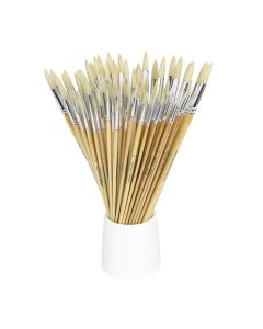Specialist Crafts Hog Round Long Brushes Assorted Pack 90