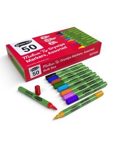 Show-Me Medium Tip Whiteboard Pens 10 Assorted Colours