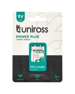 9V Alkaline Single Battery