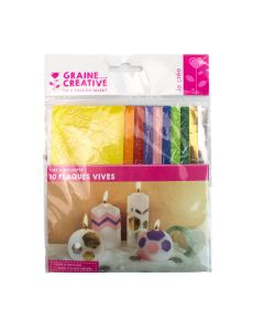 Candle Wax Sheets 10 Assorted