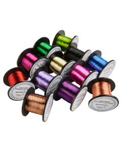 Specialist Crafts Coloured Enamelled Wire - 0.2mm x 175m Reels