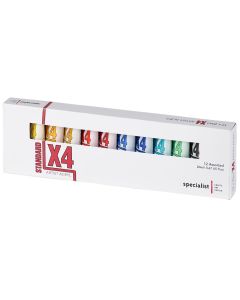 X4 Standard Acryl Tube 20ml Assorted Set of 12