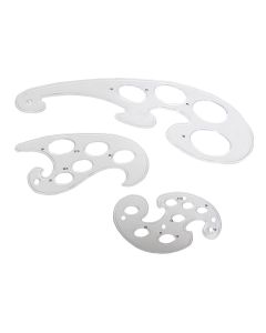 French Curves Set. Set of 3