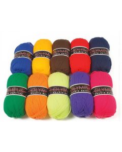 Acrylic Yarn Double Knit 100g 10 pack Assorted Brights