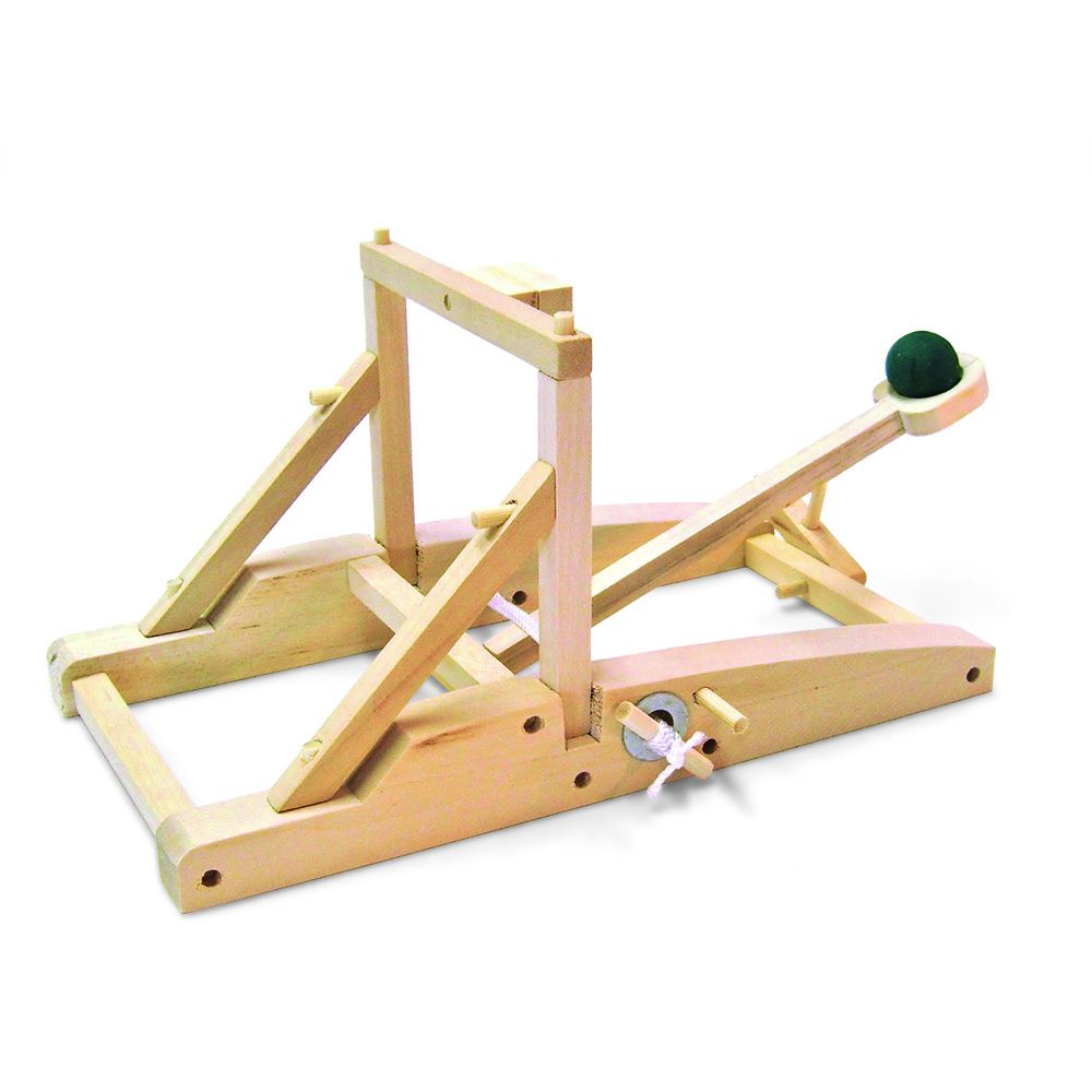 Desktop Catapult Toy MEDIEVAL KITS Catapult Wooden Model - 3D Puzzle ...