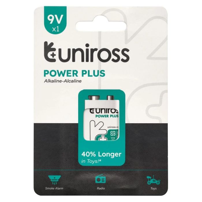 9V Alkaline Single Battery