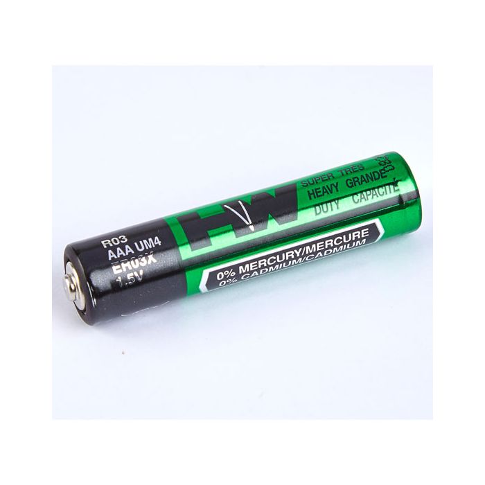 Zinc Chloride Batteries - AAA - 1.5V. Pack of 4