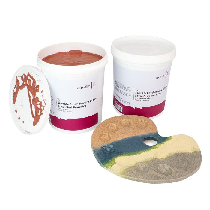 Specialist Crafts Lead-Free Speckle Earthenware Brush On Glazes 1L 