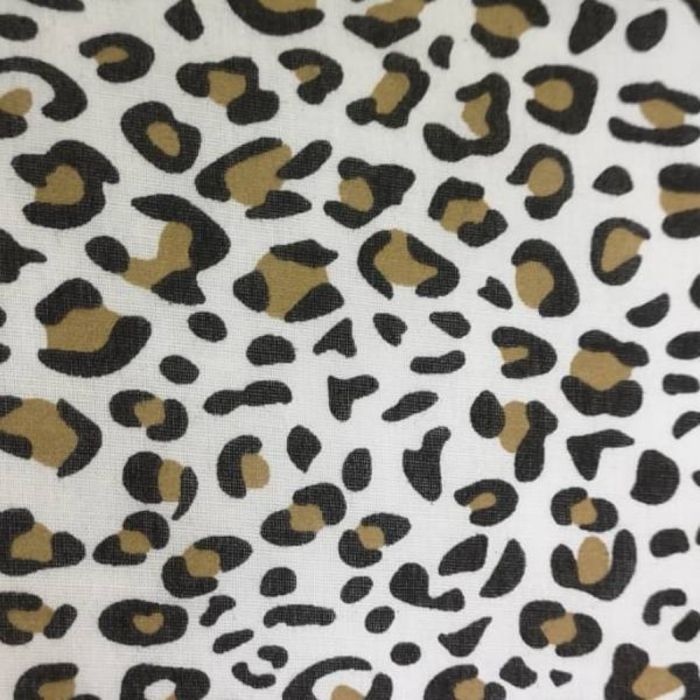 Polycotton Print Leopard Polycotton Print Leopard