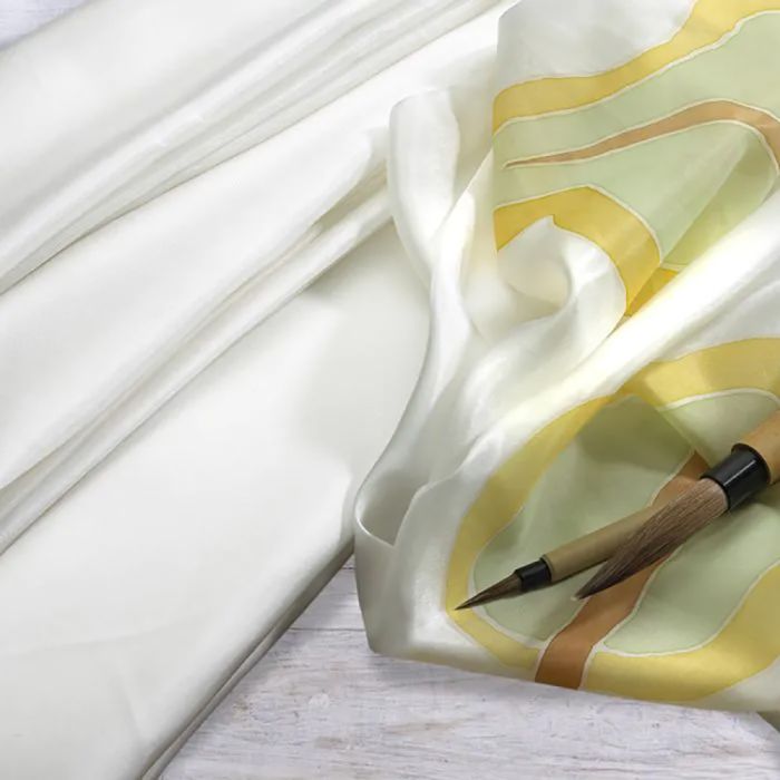 White Silk Premium 12mm Habotai