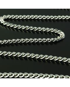 Silver Plated Steel Chain