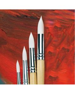 Student Round Synthetic Detail Brush Set 