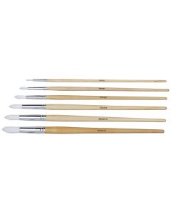 Student Round Synthetic Detail Brush Set 