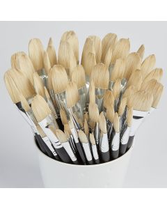Artist Filbert Hog Brush Bulk Pack
