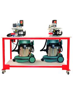 Mobile Bench 01 - 2 Fret Saws and Extractors