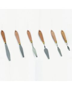 Specialist Crafts Artists' Pallete Knives. Set of 6