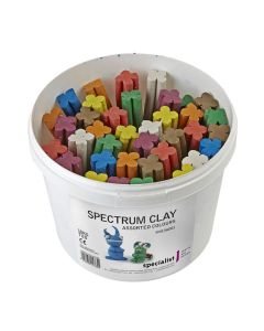 Spectrum Clay 10kg Tubs. Assorted