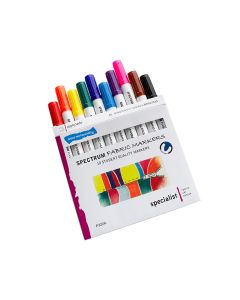 Spectrum Fabric Markers. Pack of 10