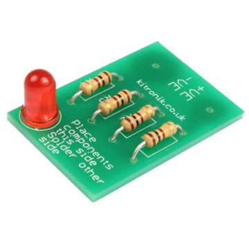 Kitronik Learning to solder LED kit, Pack of 25