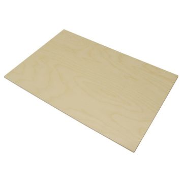 3mm BR Grade Birch Laser Plywood, 600mm x 400mm sheet