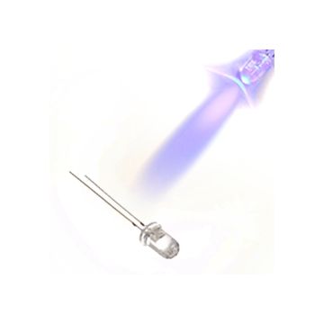 Blue Flashing 5mm Water Clear LED - 15deg - 3500mCd