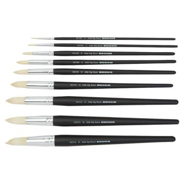 Artist Round Hog Brush Set