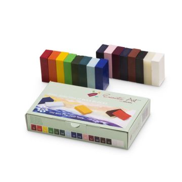 Encaustic Wax - Basic Selection. Set of 16