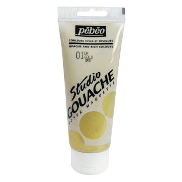 Pebeo Studio Gouache Metallics 100ml - Gold