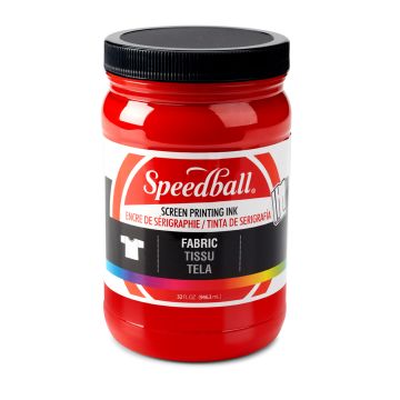 Speedball 32 oz Fabric Screen Printing Ink Red