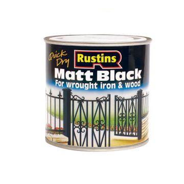 Rustins Matt Black Paint