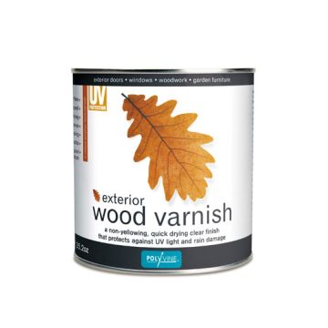 Polyvine Acrylic Exterior Wood Varnish - 1L