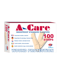Washproof Plasters 72 x 19mm - Pack of 100