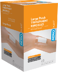 Transparent Plasters 75 x 50mm - Pack of 50