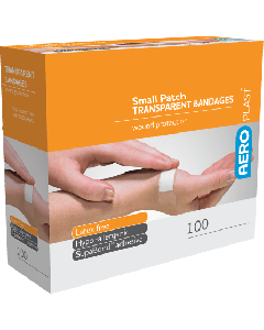Transparent Plasters 38 x 38mm - Pack of 100