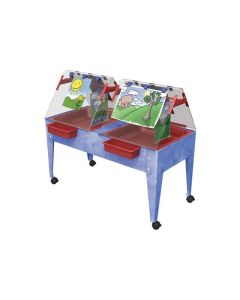 4 Station Easel & Sand & Water Trays