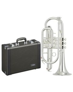 Yamaha YCR4330GSII Bb Intermediate Cornet in Silver