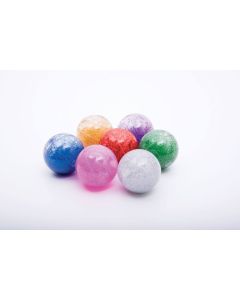 Sensory Rainbow Glitter Balls - Pack of 7
