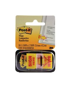 Post-It Index Sign Here Pop-up Dispenser