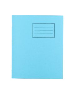 Exercise Books 8 x 6.5in 32 Page 8mm Feint - Vivid Blue - Pack of 100