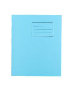 Exercise Books 8 x 6.5in 32 Page 8mm F&M - Vivid Blue - Pack of 100
