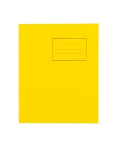 Exercise Books 8 x 6.5in 32 Page 8mm F&M - Yellow - Pack of 100