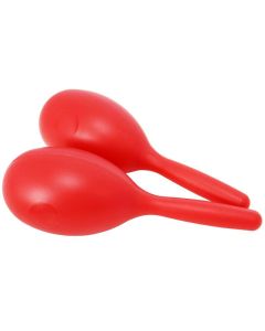 A-Star Plastic Maracas Medium - Red