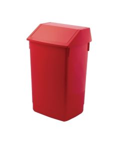Flip Top Bin 54 Litre - Red