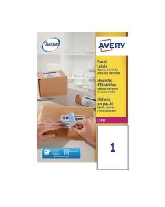 Avery Laser Labels - 1 Per Sheet L7167 - Pack of 100